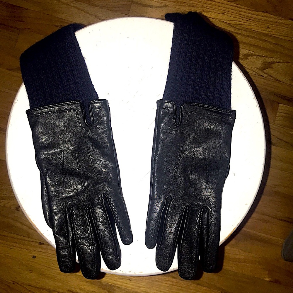 Sandro Women Leather Winter Gloves - Picture 3 of 11